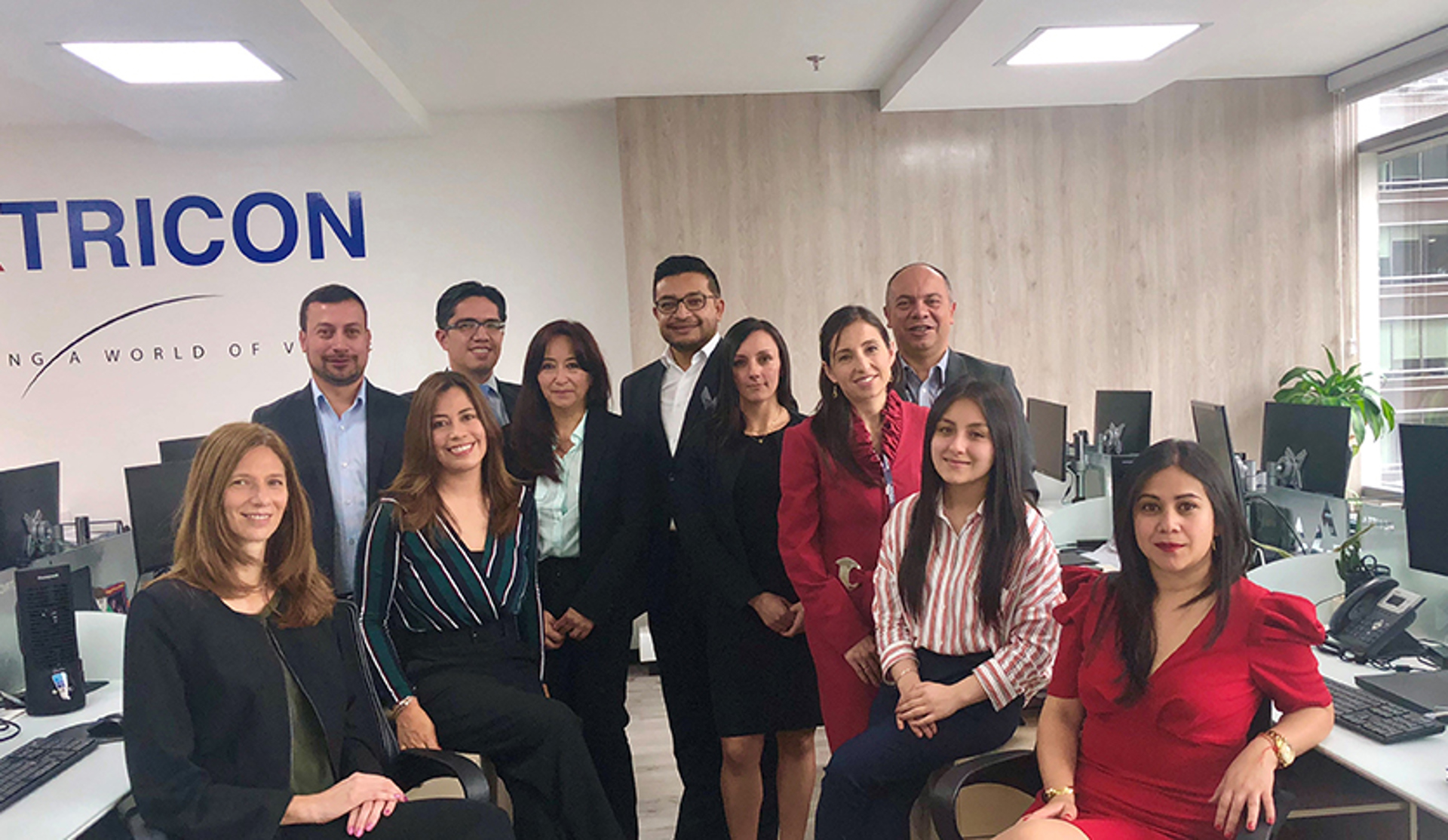 Tricon Commodities Team Photo In New Colombia Office